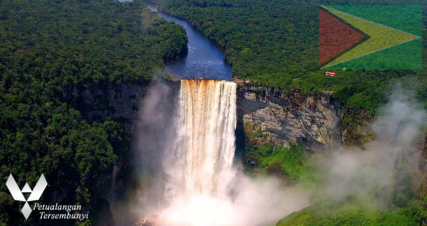 Guyana Mengagumi Keindahan Air Terjun Kaieteur
